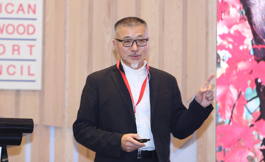 1_0007_6.SOM中国区总监兼美国建筑师学会(上海北京)主席周学望先生（美国）分享可持续的美国阔叶木在建筑上的应用.jpg